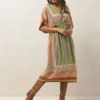 One Hundred Stars Moorish Green String Dress