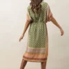 One Hundred Stars Moorish Green String Dress