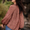 Gabrielle Parker Romantic Blouse Copper Mix