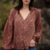 Gabrielle Parker Romantic Blouse Copper Mix