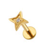 Waterproof Gold Star Labret