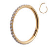 Waterproof Gold Gem Hoop (Septum/Ear)