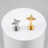 Waterproof Gold Star Labret