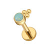 Waterproof Gold Opal 8mm Labret (Single)