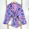 Suzani Waffle Jacket – Pink Summer