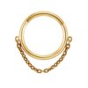 Waterproof Gold Chain Hoop