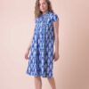 Handprint Dream Apparel Lacey Dress Blue Diamond