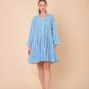 Handprint Dream Apparel Lobster Dress Blue Petunia