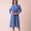 Handprint Dream Apparel Phantom Dress Blue Floral