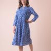 Handprint Dream Apparel Phantom Dress Blue Floral