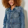 Five Jeans Middle Blue Vasera Denim Jacket