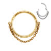 Waterproof Gold Chain Hoop