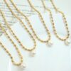 Waterproof Pearl Necklace – Thick Chain