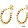 Waterproof Ball Stud Hoops