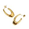 Waterproof Elongated U Shaped Stud Earrings