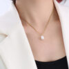 Waterproof Pearl Necklace