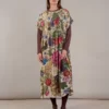 One Hundred Stars Primula Stone Pleat Dress