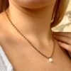 Waterproof Pearl Necklace – Thick Chain