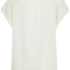 B.Young Marshmallow White Joey Blouse