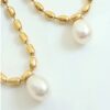 Waterproof Pearl Necklace – Thick Chain