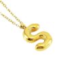 Waterproof Smooth Initial Necklace  (A, C, E, I, J, K, l, M, S)