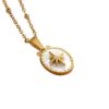 Waterproof Mother Of Pearl Star Necklace