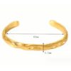 Tarnish Free Ripple Bangle