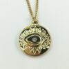 Waterproof Cubic Zirconia Eye Shine Necklace