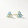 Trio Opal Studs (Various Colours Available)