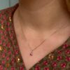 Triangle Birthstone Necklace