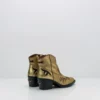 Nemonic Gold Ankle Boots