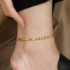 Waterproof Square Bead Anklet