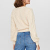 Numph Mirna Sandshell Cropped Cardigan