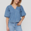 Numph Toronto Medium Blue Denim Blouse