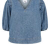 Numph Toronto Medium Blue Denim Blouse