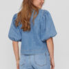 Numph Toronto Medium Blue Denim Blouse