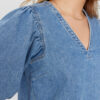 Numph Toronto Medium Blue Denim Blouse