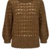 Numph Rietta Kangaroo Pointelle Pullover