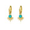 Waterproof Removable Turquoise Ray Hoops