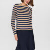 Numph Stripy Dress Blues Pullover