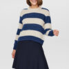 Numph Riette Dress Blues Stripe Pullover