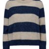 Numph Riette Dress Blues Stripe Pullover