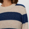 Numph Riette Dress Blues Stripe Pullover