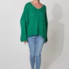 The Haven Emerald Green Abisko Jumper