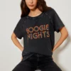 Five Jeans Night Black Boogie Nights T-Shirt