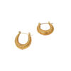 Waterproof Ribbed Texture Hoops