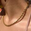 Waterproof 5mm Rope Chain Necklace