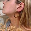 Waterproof Hammered Hoops