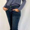 Red Button Grey Blue Sienna Jeans