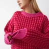 Noella Gio Pink Red Mix Knit Jumper